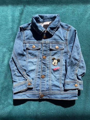 Veste jean Mickey bébé garcon 24 mois