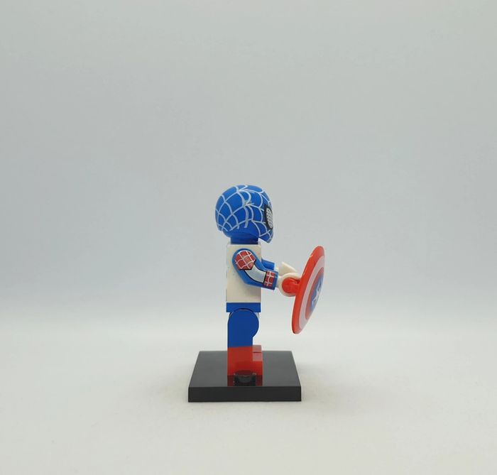 🕸 Figurine Marvel - Spider-Man Captain America - (Style Lego) 🕸 - photo numéro 4