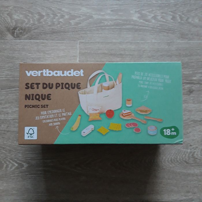 Jouet set du pique-nique Vertbaudet NEUF