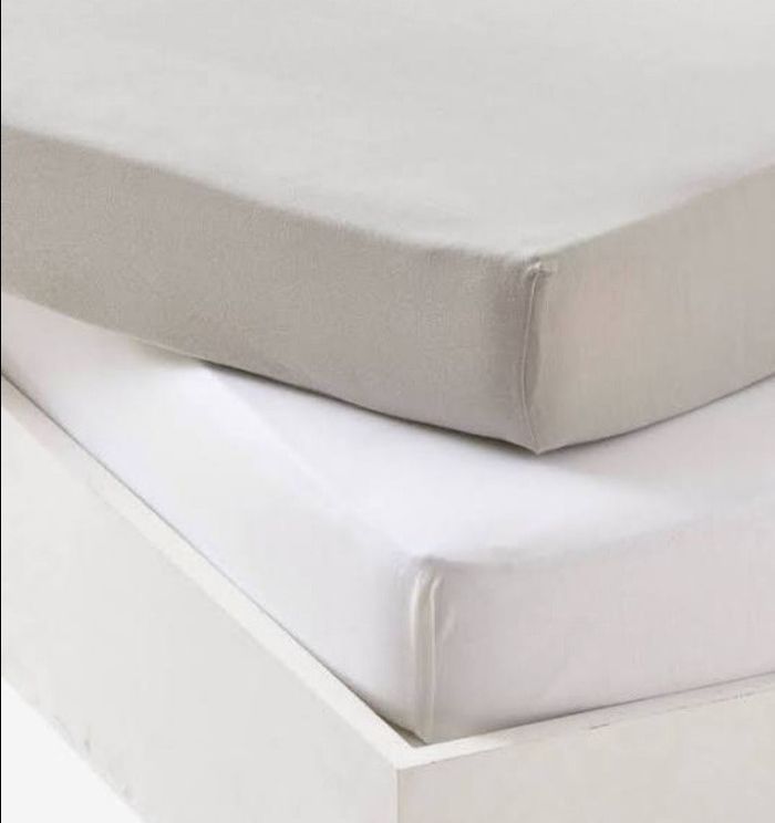 Draps housse blanc 70 x 140 cm neuf plusieurs de disponibles
