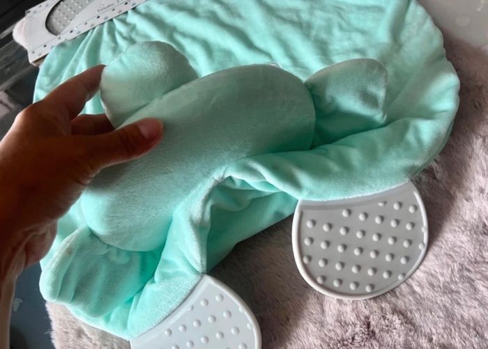 Beau tapis d’éveil multi activités (1123)couleur menthe avec anneaux dentition miroir Ect - photo numéro 5