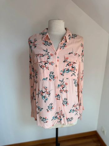 Belle chemise fluide fleurie neuve ample en viscose Promod 🌸 L 40