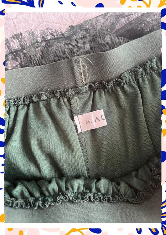 Jupe Longue Verte avec Tule – Madison – Taille M/L 👗 - photo numéro 4