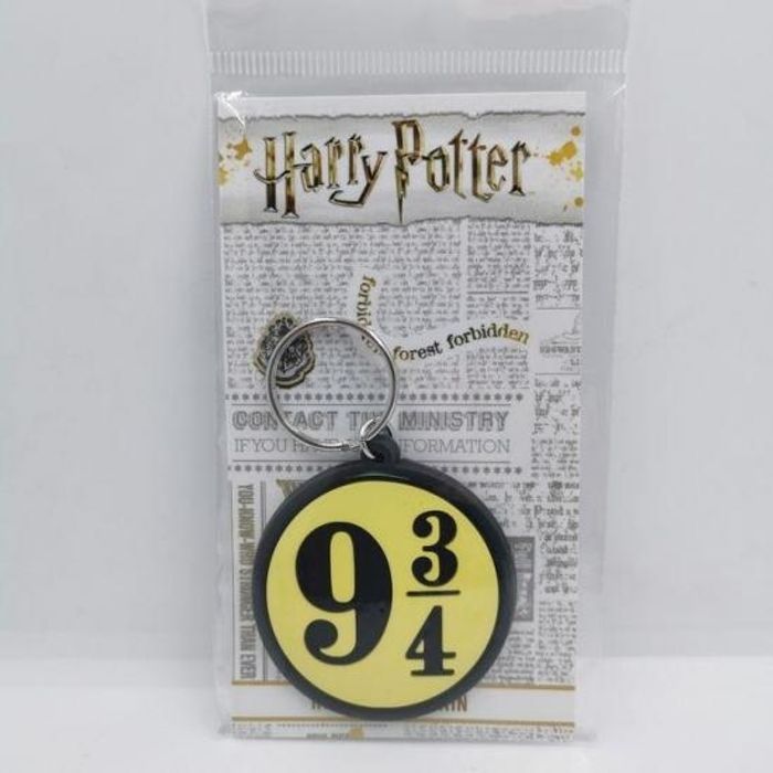HARRY POTTER - QUAI 9 3/4 - Porte-clés caoutchouc