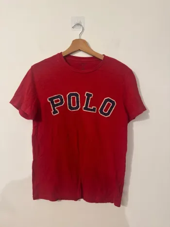 T-shirt Polo Ralph Lauren rouge – Logo brodé – Taille S