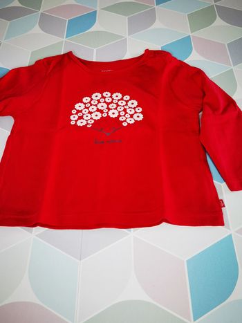 D3061 - tee-shirt fille 12 mois