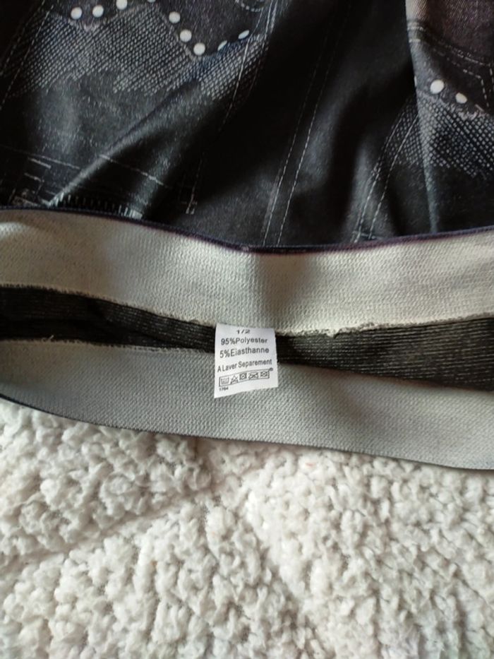 Joli pantalon style legging imitation jean - photo numéro 6