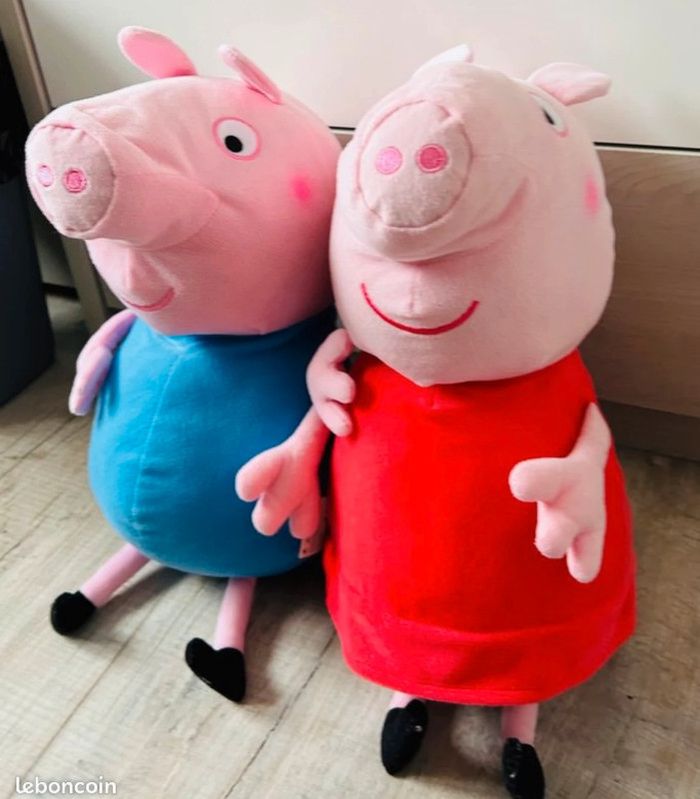 Peluches Peppa et Georges PiG 🧸 - photo numéro 3