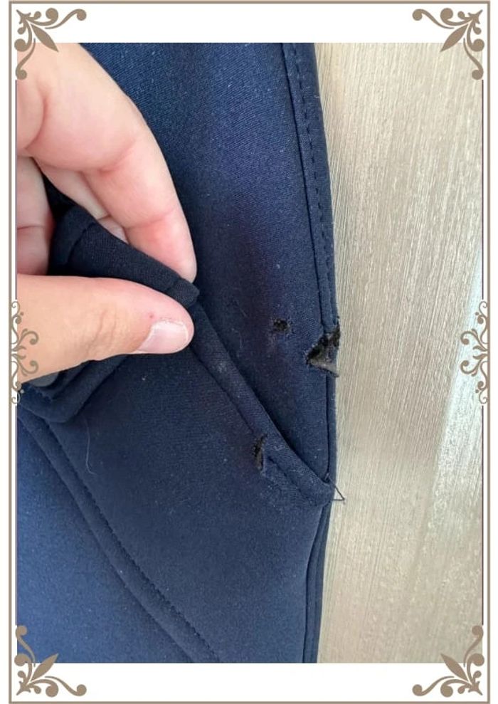 Pantalon doublé bleu marine 4XL / 5XL - photo numéro 4