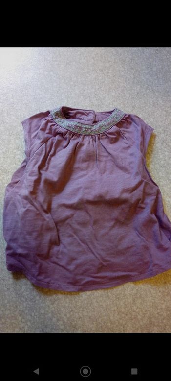 Robe barboteuse violette neuve Vertbaudet