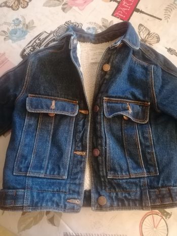 Blouson en jean taille 6 ans zara