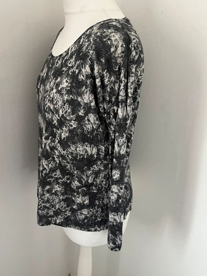 Pull fin en soie à motifs The Kooples S - photo numéro 4