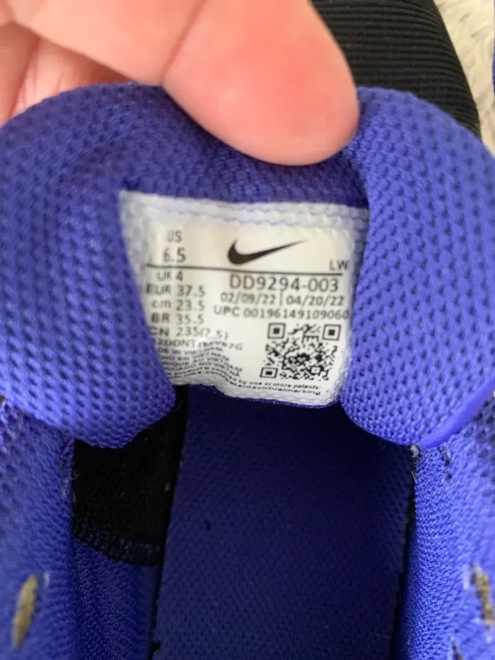 Jolies Baskets en toile femme 37,5 Nike - photo numéro 7