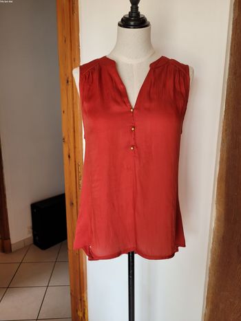 Chemisier rouge