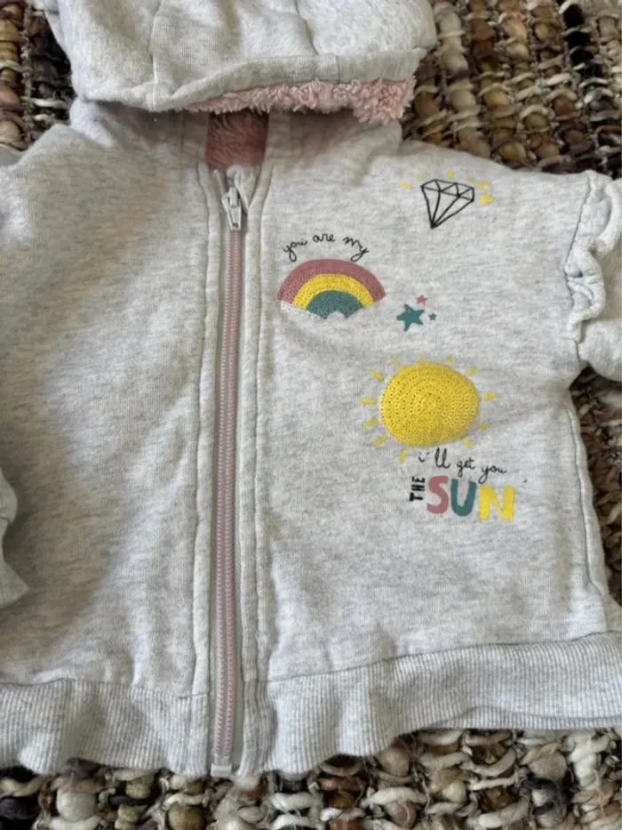 Veste polaire intérieur bébé fille 18 mois - photo numéro 2