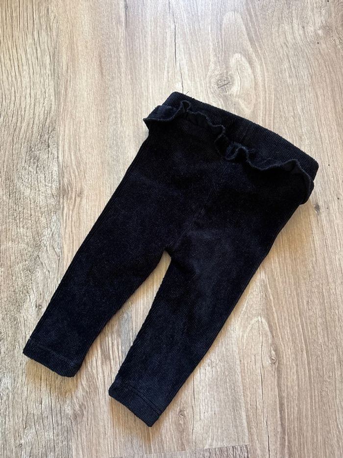 Ensemble haut/body + pantalon velours 6 mois - photo numéro 8