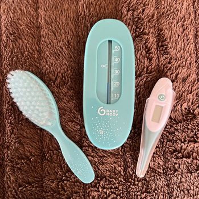Thermomètre thermomètre de bain et brosse bébé