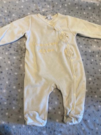 Pyjama velours 6 mois