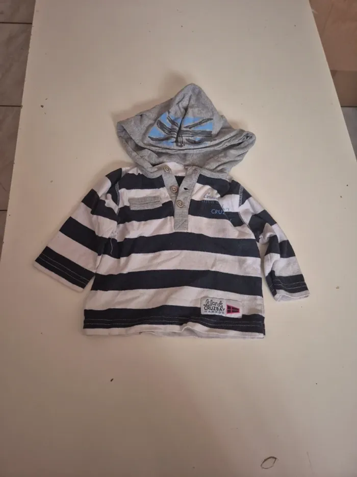 T-shirt à manches longues 3 mois
