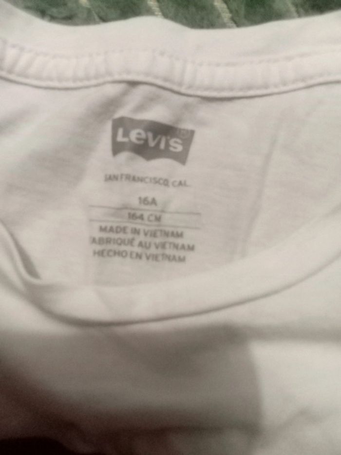 T shirt levis blanc - photo numéro 5