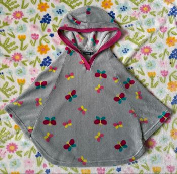 Peignoir poncho 