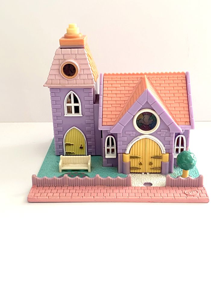 Polly Pocket chapelle de mariage lumineuse 1993