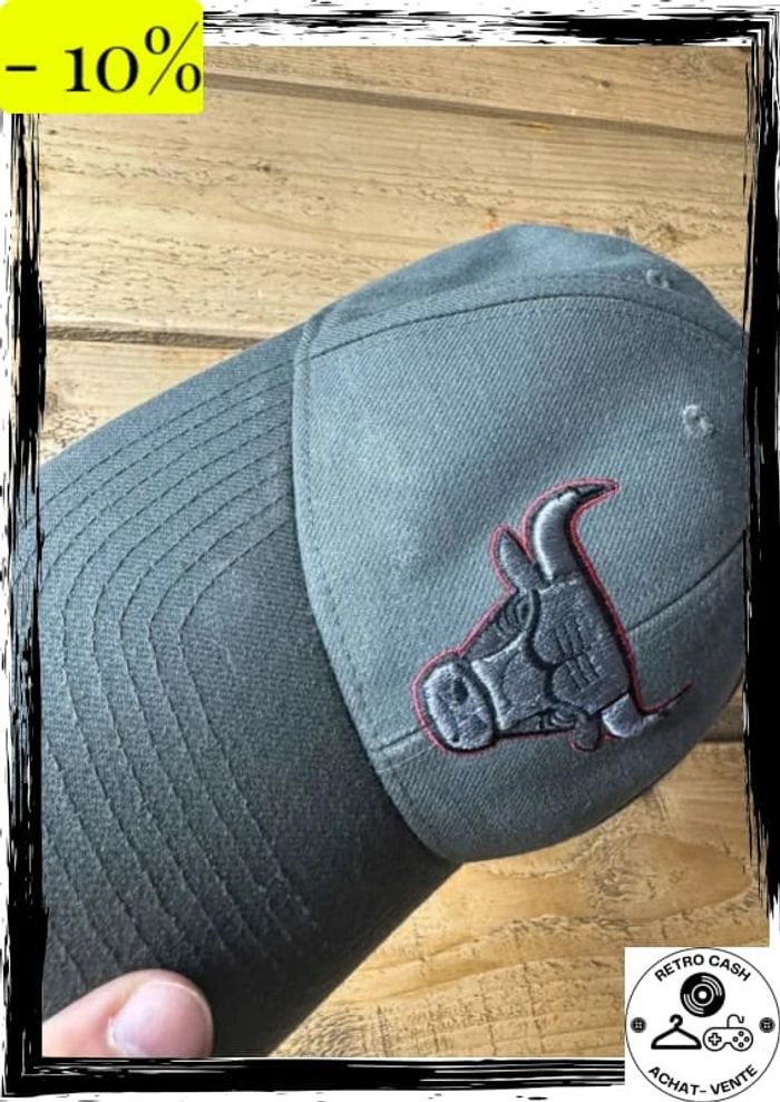 Casquette Chicago Bulls 47 brand grise vintage - photo numéro 3