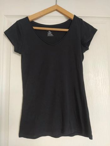 tee shirt noir camaieu