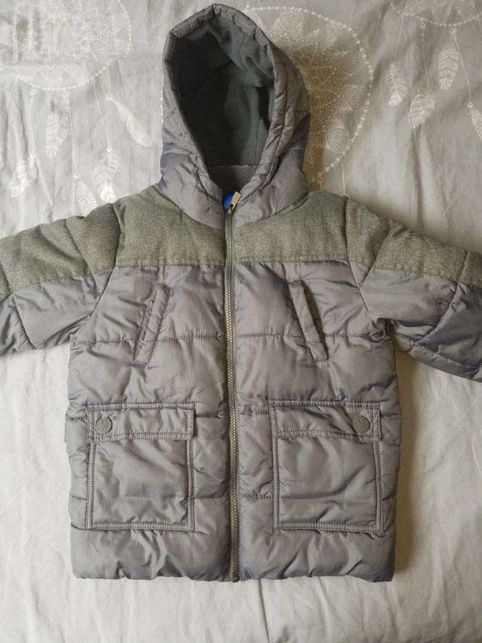 Manteau Okaidi 8 ans gris
