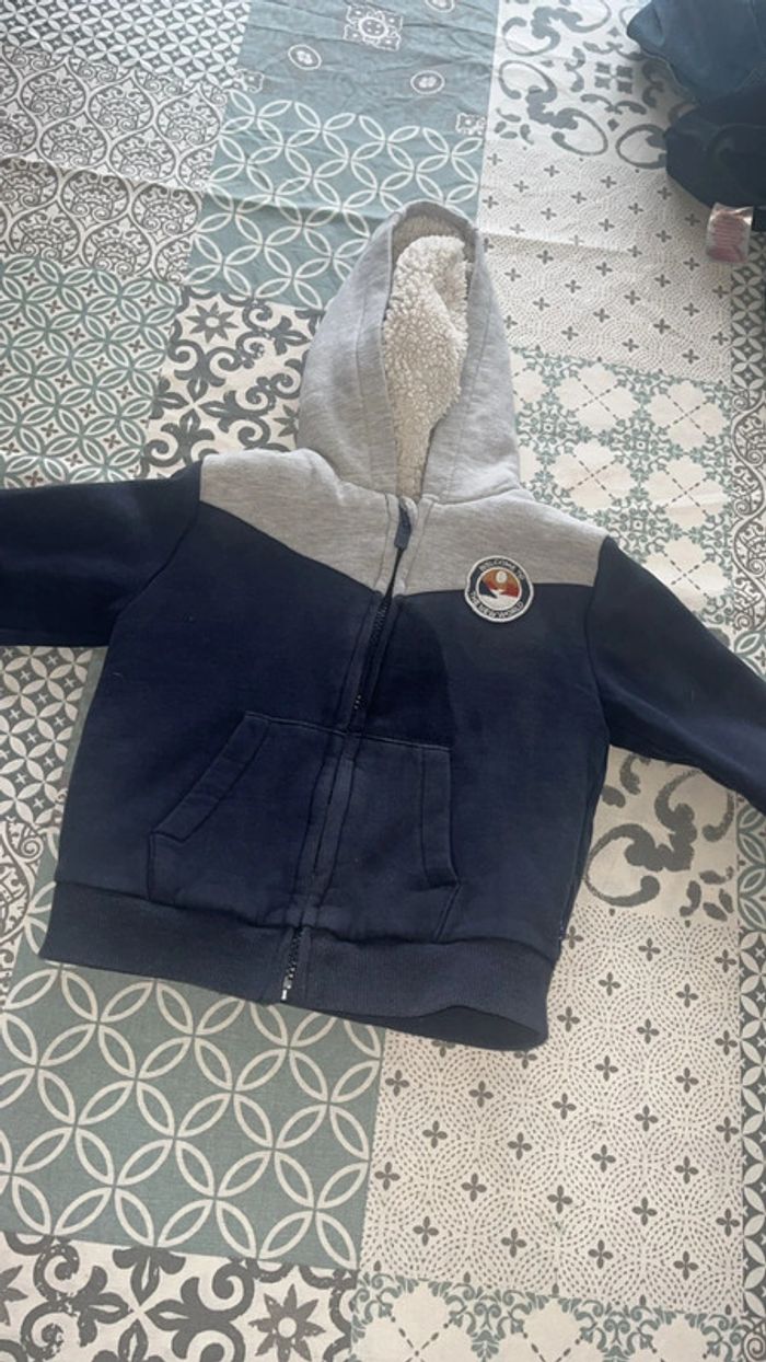 Gilet épais zippé garçon - photo numéro 2