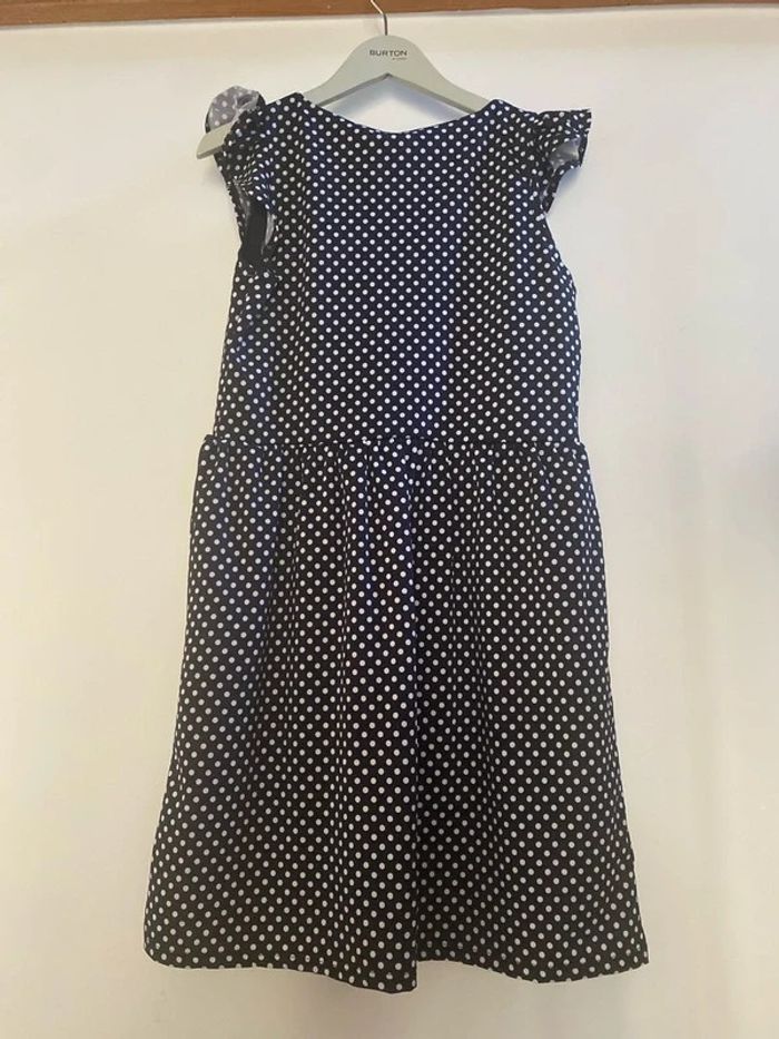 Robe marine à pois blanc Anna Karel taille L Neuve - photo numéro 4