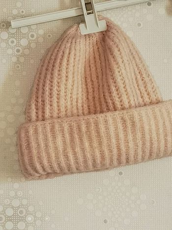 D1653 - bonnet rose fille 6 ans