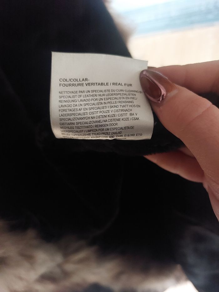 Manteau long cuir et fourrure - photo numéro 7