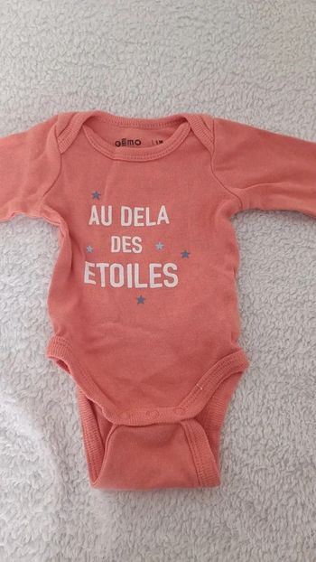 Bodies manches longues 1 mois