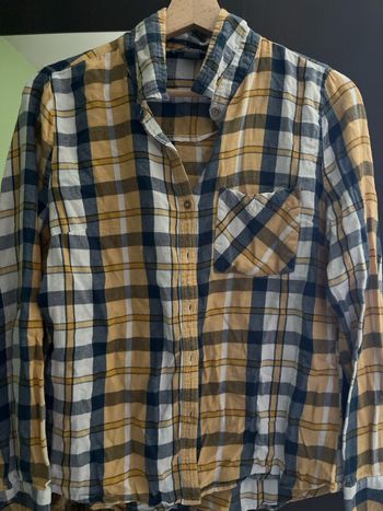 Chemise à rayures  à manches longues 