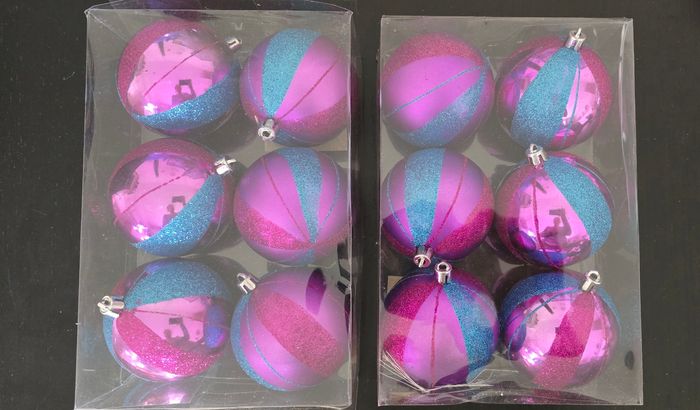Lot de 12 boules de Noël - photo numéro 2