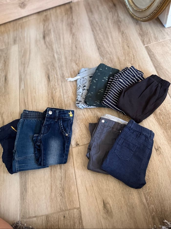 Lot de 9 pantalons - photo numéro 2