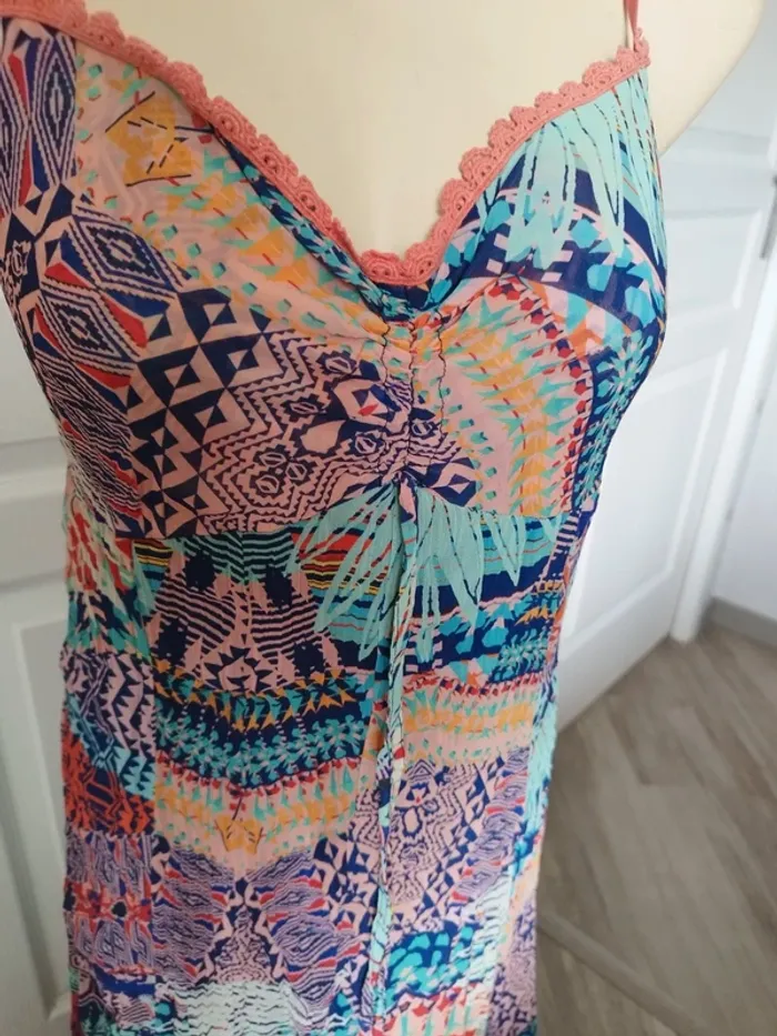 Robe longue  coloré breal taille 42 - photo numéro 3