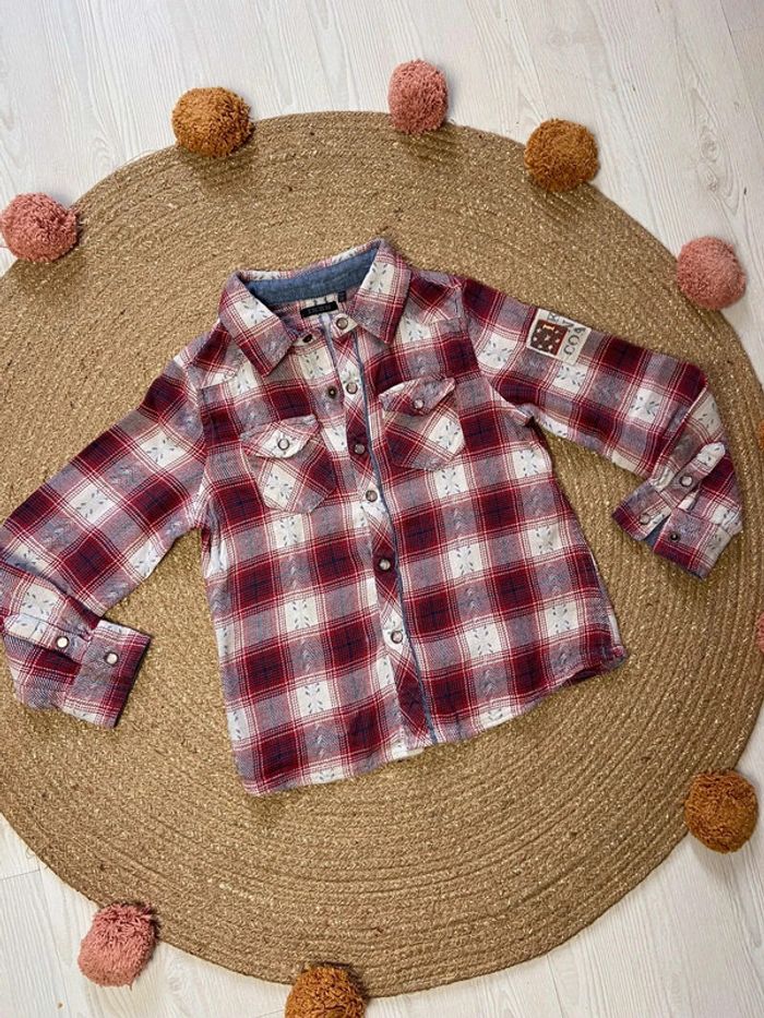 Chemise à carreaux IKKS