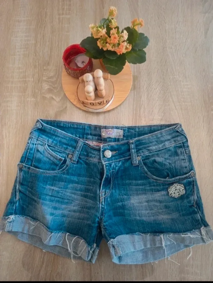 Short jean taille s