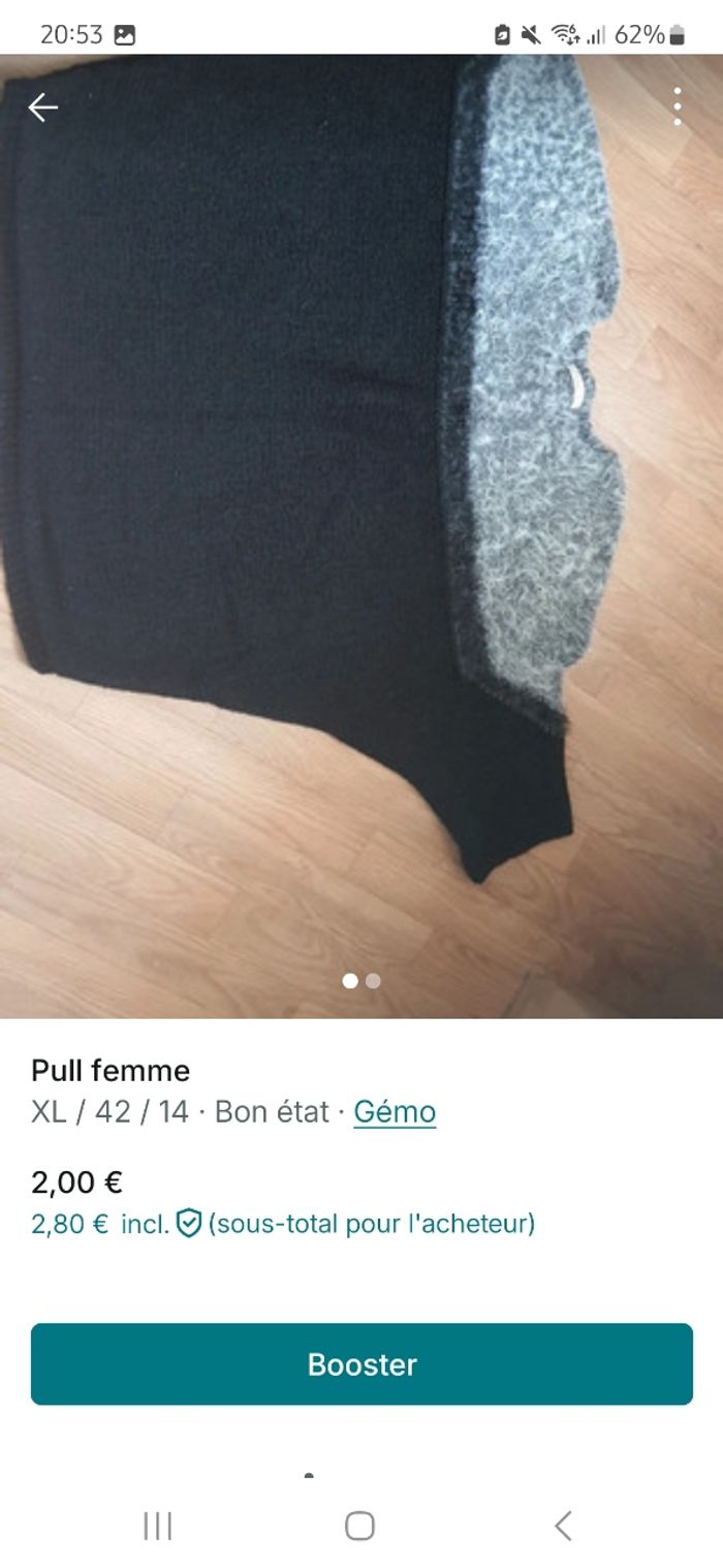 Pull femme