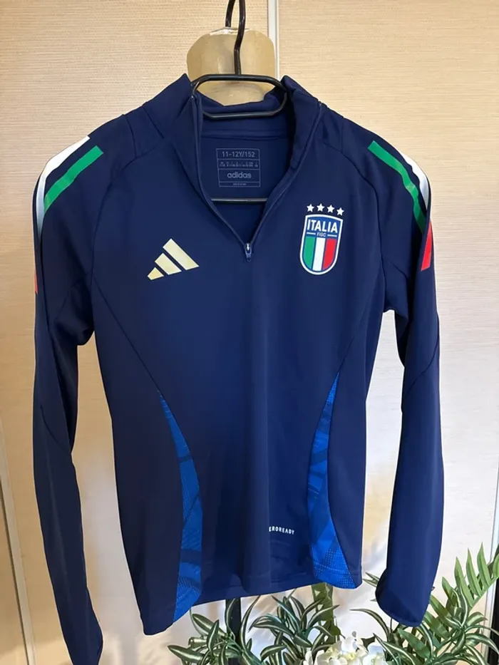 Maillot manches longues foot Italie 11/12 ans
