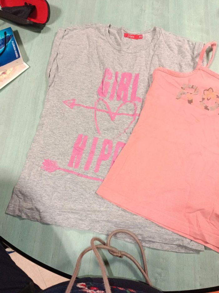 Lot 2 tee shirt 12 ans - photo numéro 2