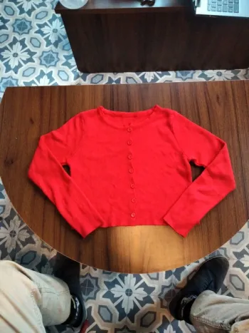 Top rouge taille S