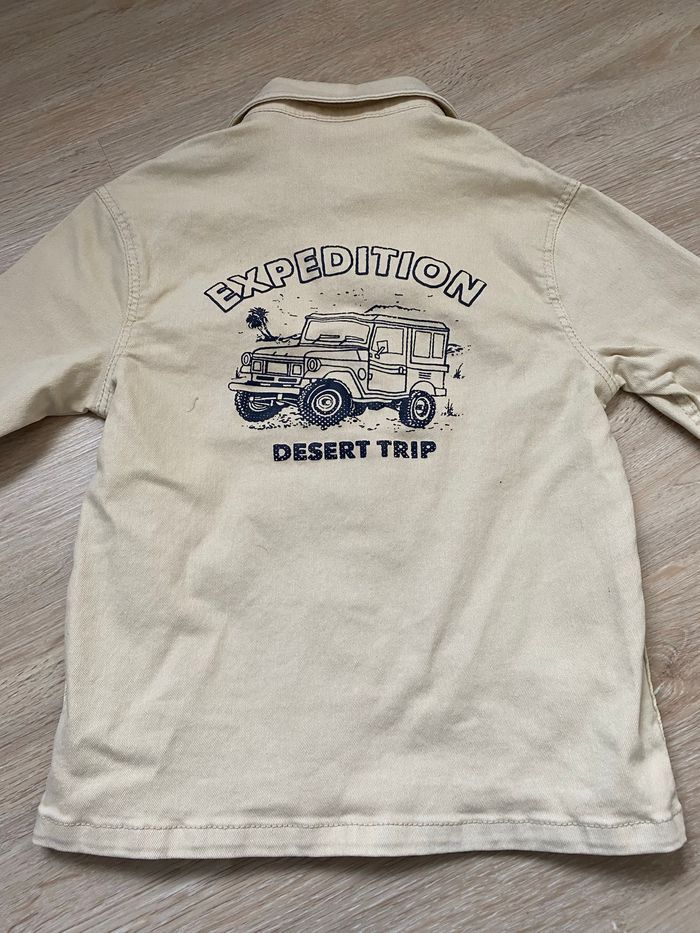 Veste chemise jean beige Vertbaudet - photo numéro 5