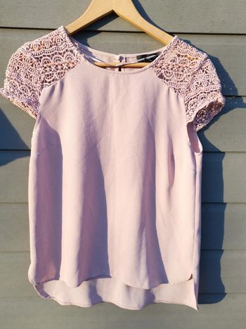 Haut rose poudré atmosphère taille 40