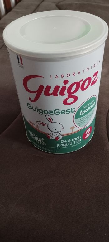 Boite de lait guigozgest 
