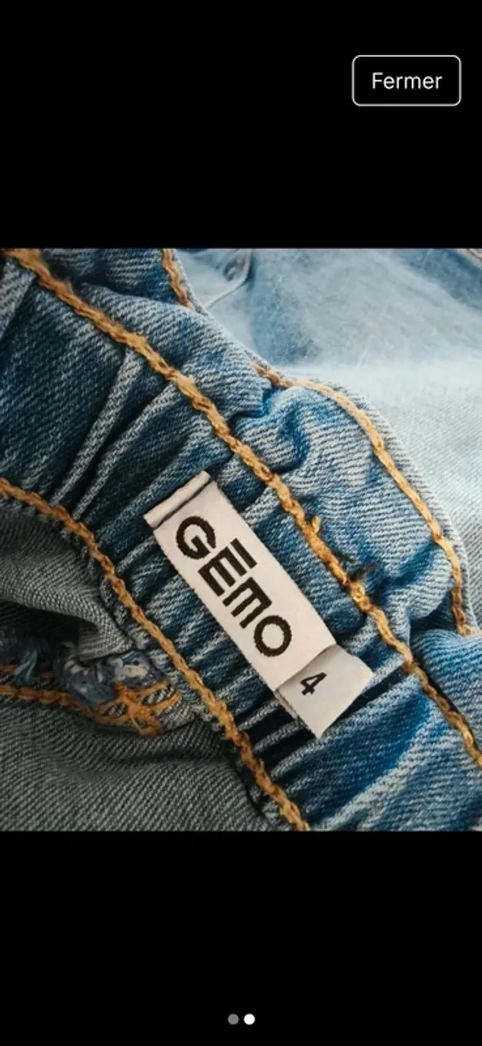 Jupe en jeans - photo numéro 2