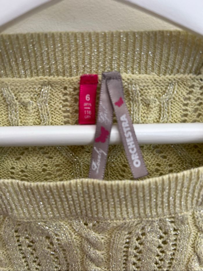 Pull à paillettes - Orchestra - 6ans - Parfait état - photo numéro 3