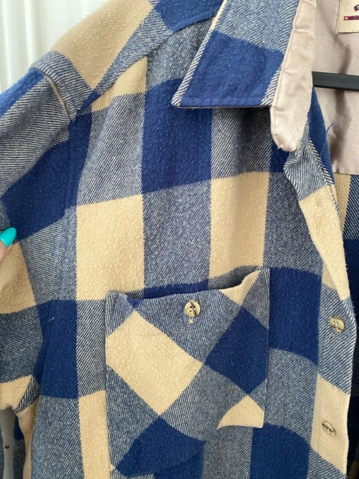 Veste/Chemise à carreaux vintage - photo numéro 2